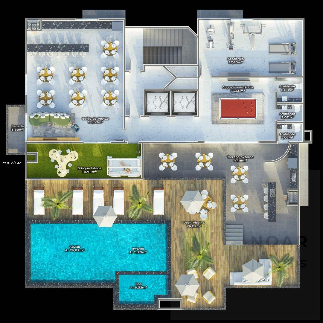 Planta rea de lazer